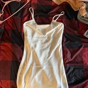 Pretty white dress brand new pulled tags off a few minutes ago